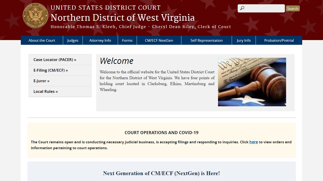 Northern District of West Virginia | United States District Court